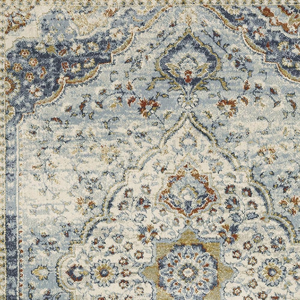 Oriental Weavers Branson Bejeweled 1&#39;10&quot; x 7&#39;3&quot; Blue Runner, , large