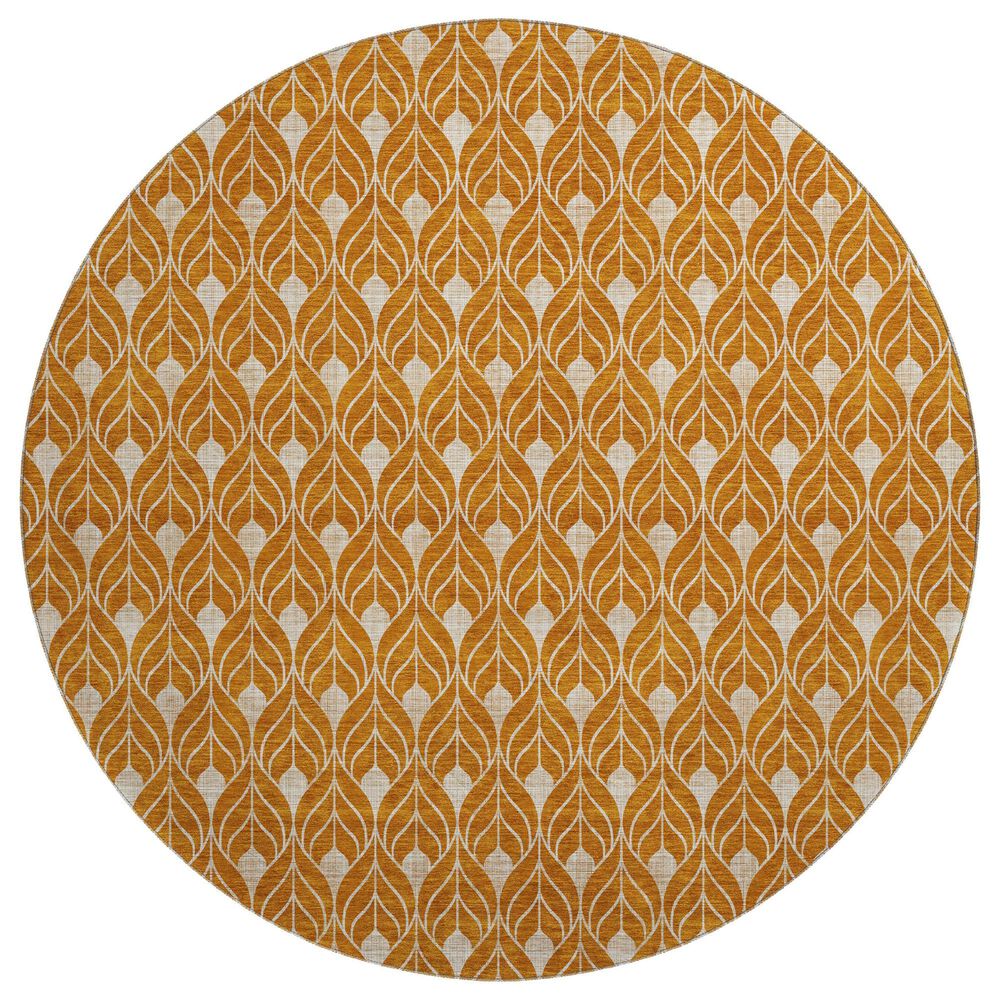 Dalyn Rug Company The Reserve TR10 Terracotta 8" Round Indoor/Outdoor Area Rug, , large