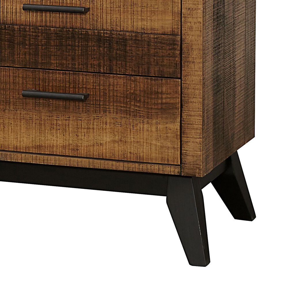 Eastern Shore Urban Rustic 6 Drawer Dresser in Brushed White, , large