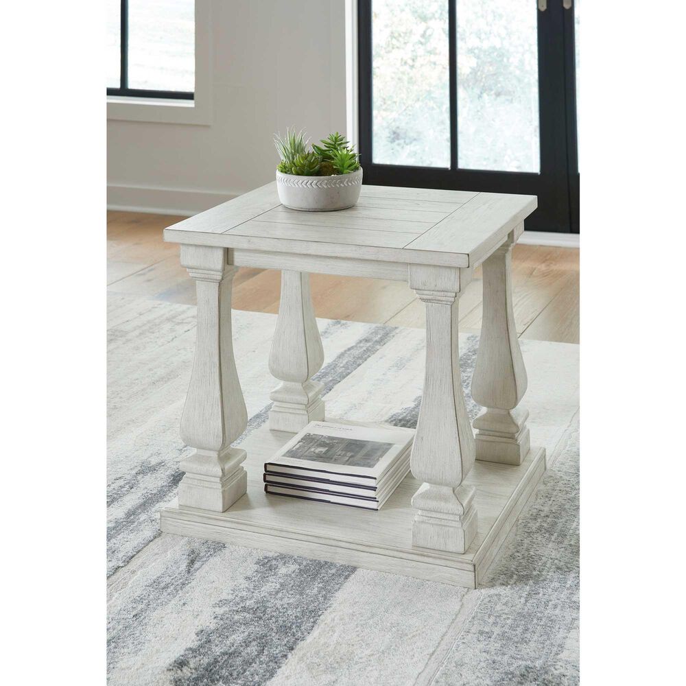 Ashley Arlendyne End Table Antique in White, , large