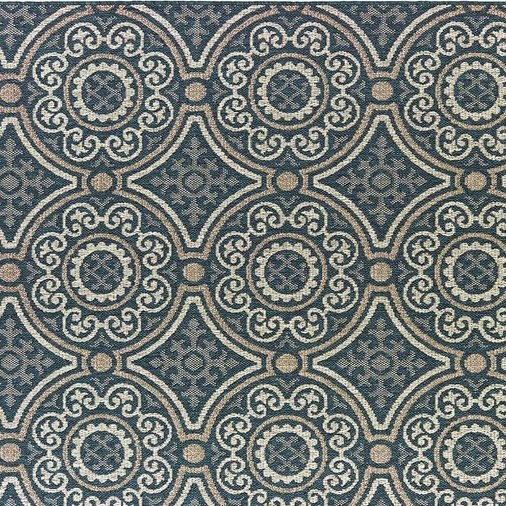 Oriental Weavers Latitude 7&#39;10&quot; x 10&#39; Blue Area Rug, , large