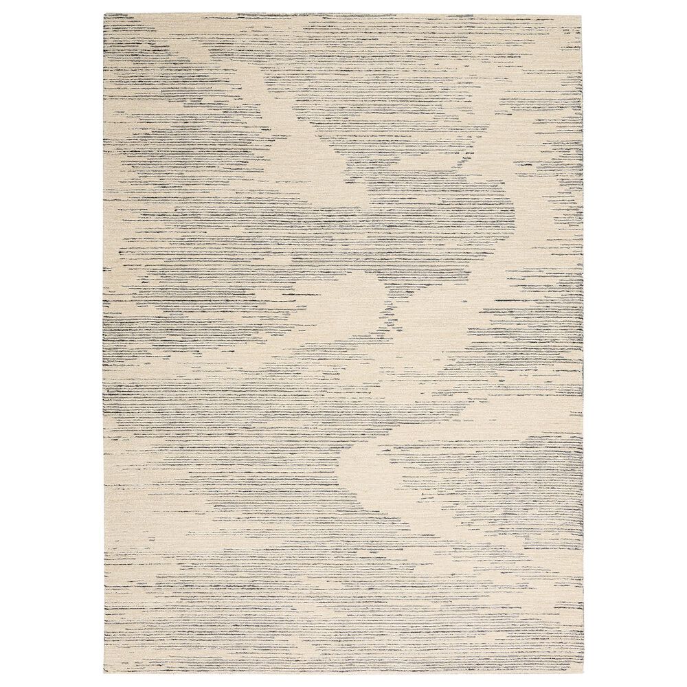 Nourison Ma30 Star 7"9" x 9"9" Ivory and Grey Area Rug, , large