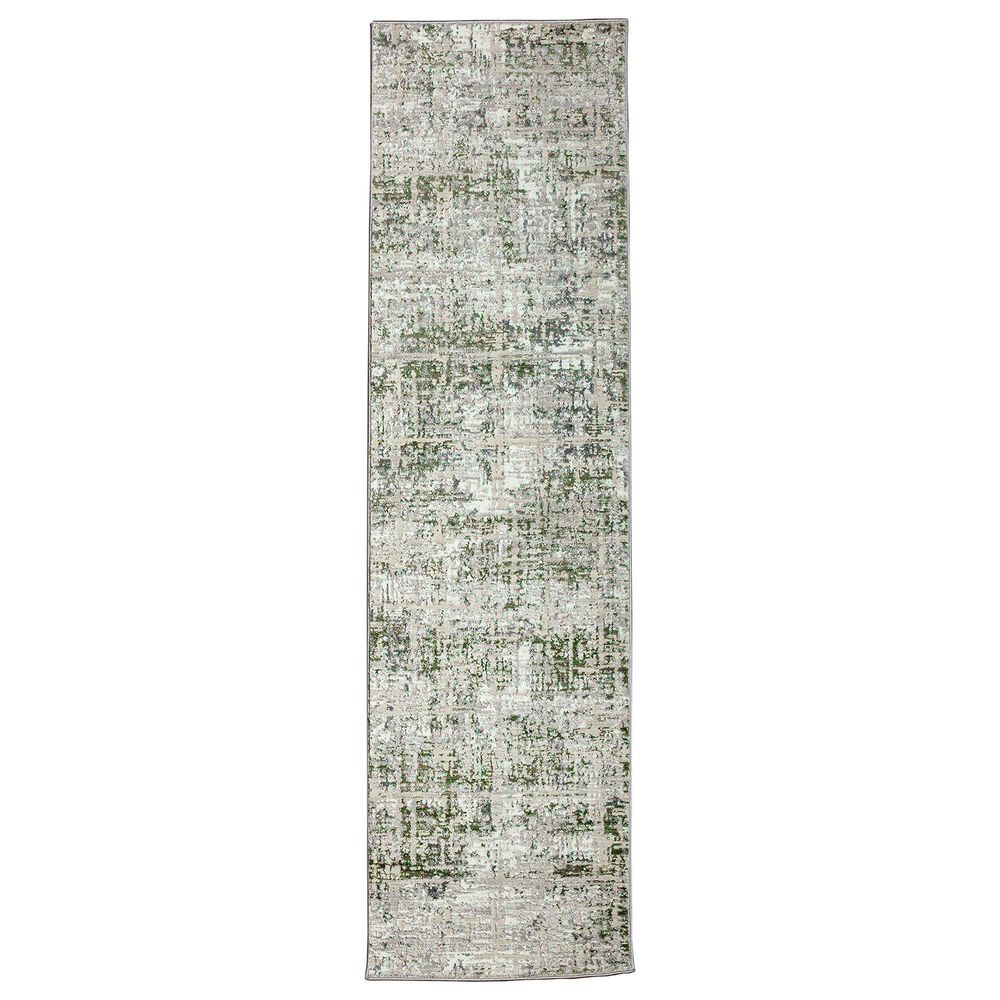 Radici USA Livigno Abstract 2"2" x 7"7" Green Area Rug, , large