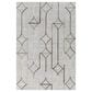Surya Eloquent 2" x 3" Light Gray, Oatmeal, Medium Brown, Dark Brown and Black Area Rug, , large