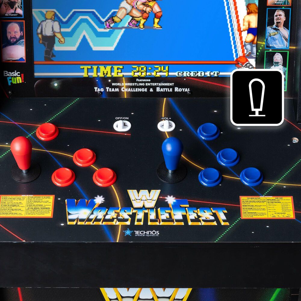 Arcade1Up WWE Wrestlefest Ultra Series Arcade Machine in Multicolor, , large