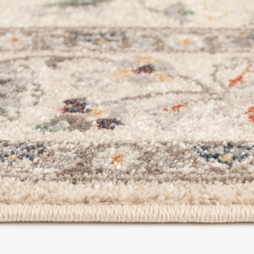 Central Oriental Minerva Maneli Alabaster 3&#39;3&quot; x 5&#39; Area Rug, , large