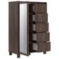 Ashley 5-Piece Queen Panel Platform Bedroom Set in Rich Brown, , large