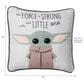 Lambs and Ivy Star Wars The Child Star Wars The Child Throw Pillow in Blush, White, Green and Black, , large