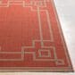 Surya Alfresco 2"5" x 11"10" Rust, Brown and Beige Indoor/Outdoor Runner, , large
