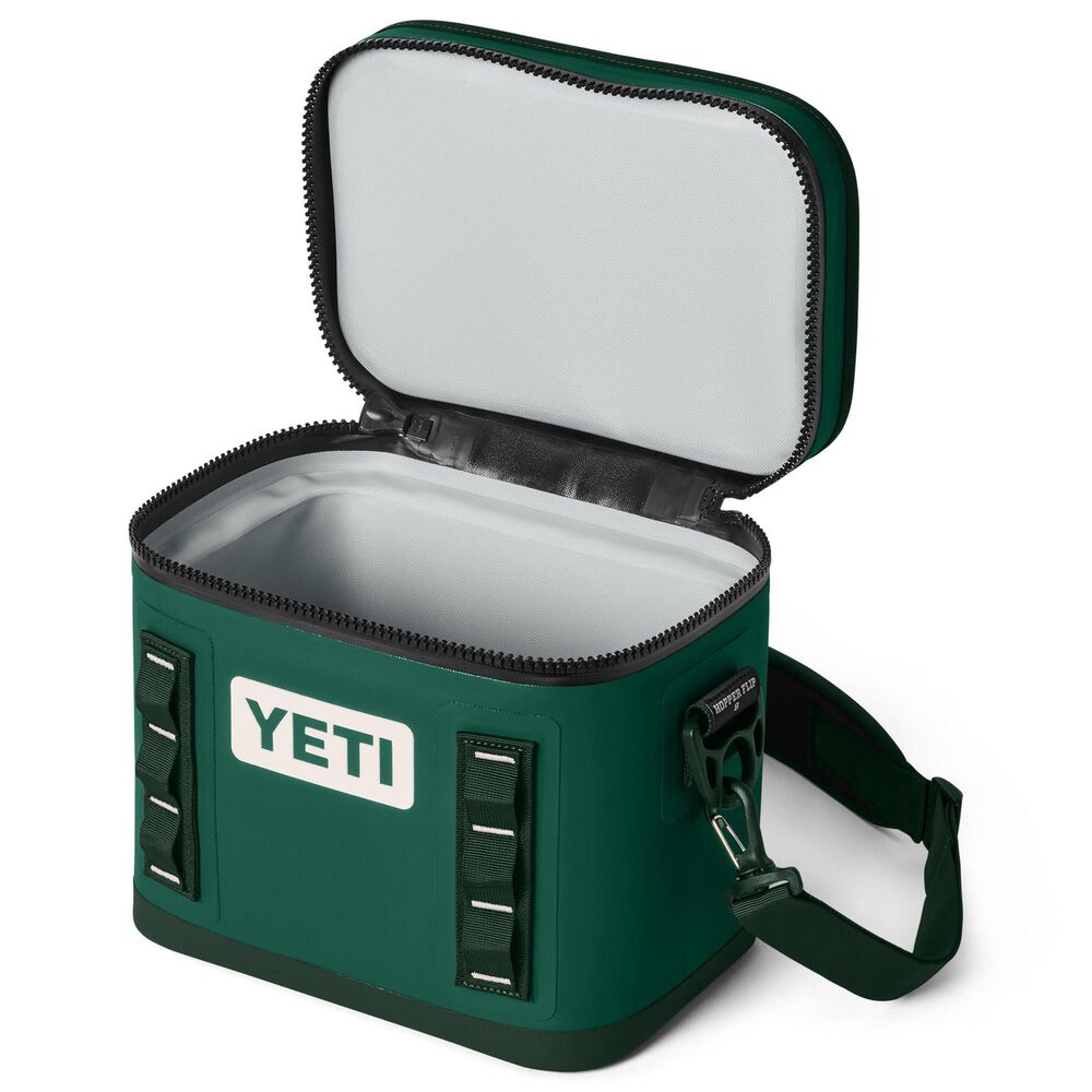 YETI Hopper Flip 8 Soft Cooler in Black Forest Green, , large
