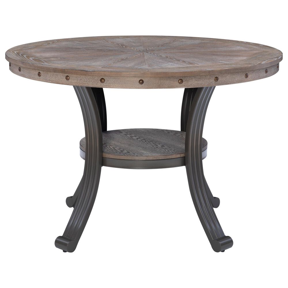 Linon Home Decor Franklin Dining Table in Pewter and Grey - Table Only, , large