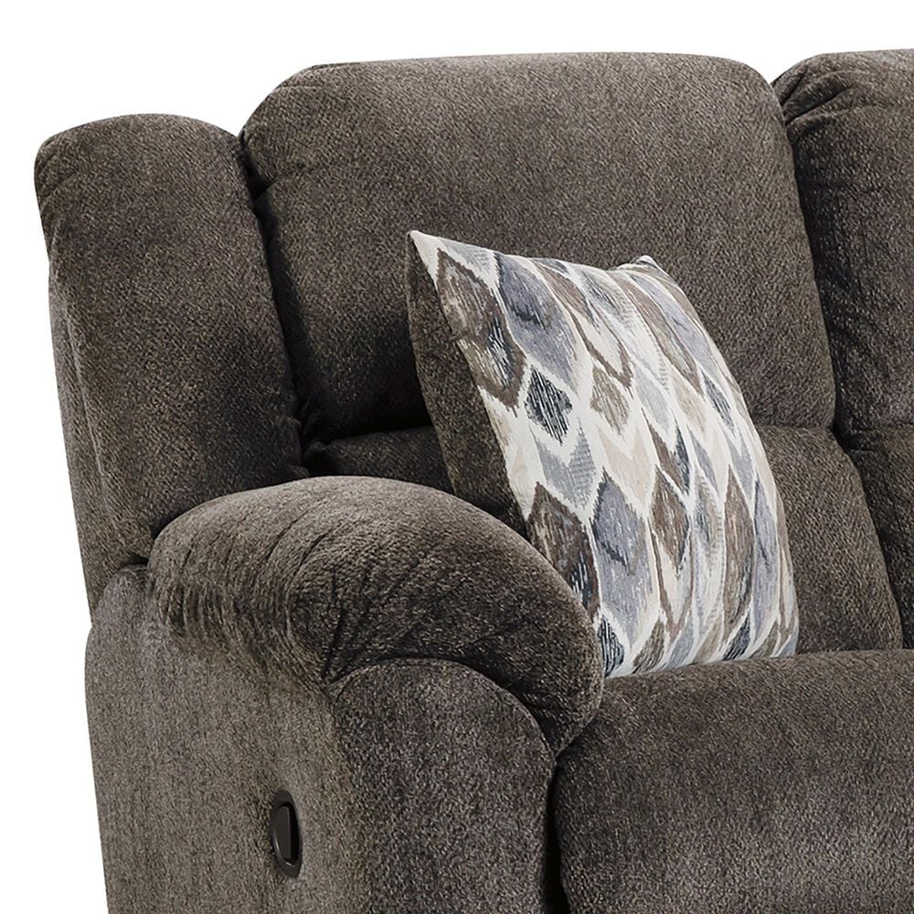HomeStretch Newport Manual Reclining Loveseat in Clove, , large