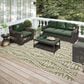 Dalyn Rug Company Sedona Southwestern 8" x 10" Moss Indoor/Outdoor Area Performance Rug, , large
