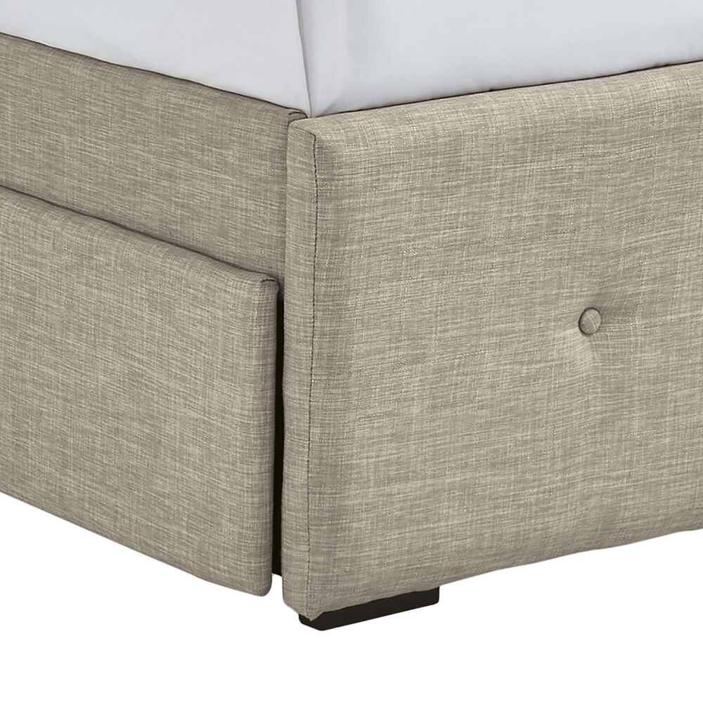 Signature Design by Ashley Gladdinson Full Upholstered Storage Bed in Gray, , large