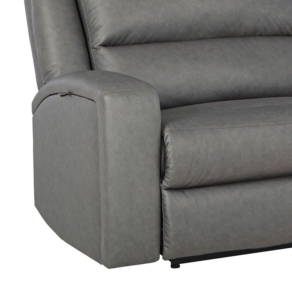 Ashley Brixworth 2-Seat Reclining Sofa in Slate, , large