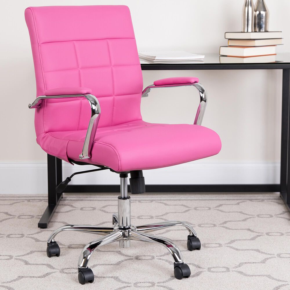 Flash Furniture Executive Swivel Chair in Pink, , large