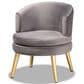 Baxton Studio Baptiste Accent Chair in Grey, , large