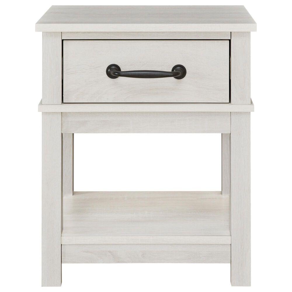 Ashley Dorrinson 1-Drawer Nightstand in White, , large