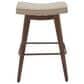 Zuo Modern Divat Counter Stool in Beige & Walnut, , large
