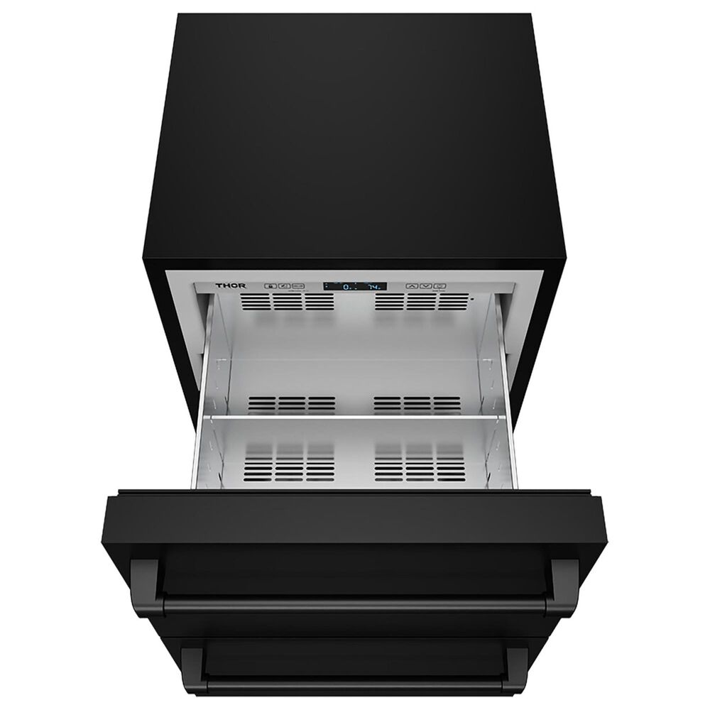 Thor Kitchen Gordon Ramsay 24" Undercounter Freezer in Black, , large