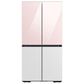 Samsung Bespoke 4-Door Flex Top Panel in Pink Glass, , large