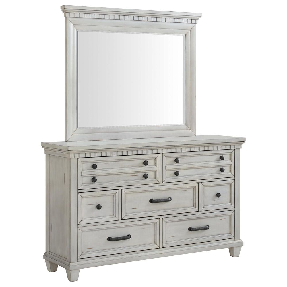 Mayberry Hill McCoy 5-Piece Queen Storage Bedroom Set in Antique White, , large