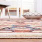 Safavieh Riviera 6"7" Square Blue and Beige Area Rug, , large