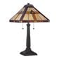 Quoizel Tiffany Bryant 2 Light Table Lamp in Black, , large