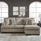 Ashley Stonemeade Stationary Sofa Chaise in Taupe, , large