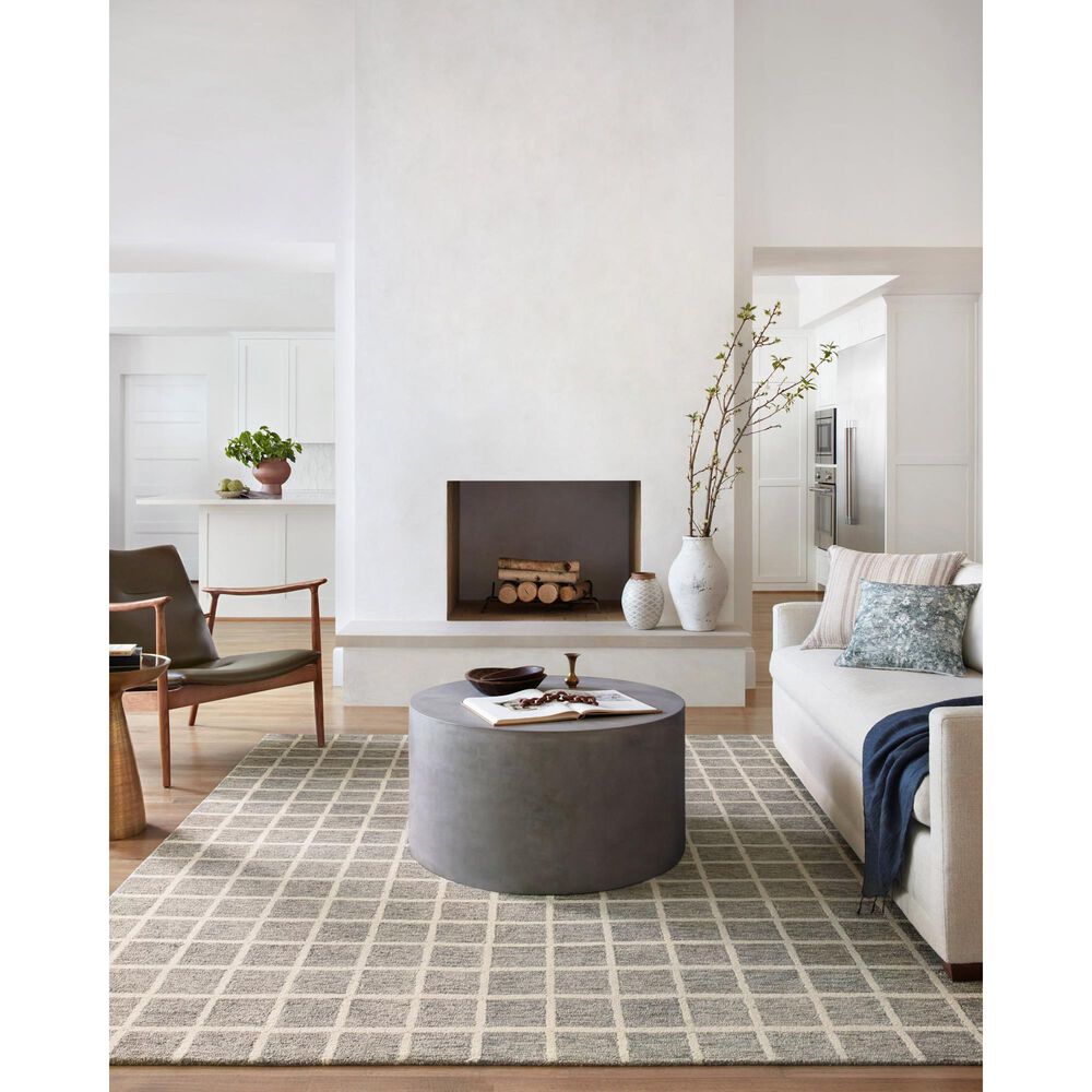 Chris Loves Julia x Loloi Polly 8&#39;6&quot; x 11&#39;6&quot; Slate and Ivory, , large