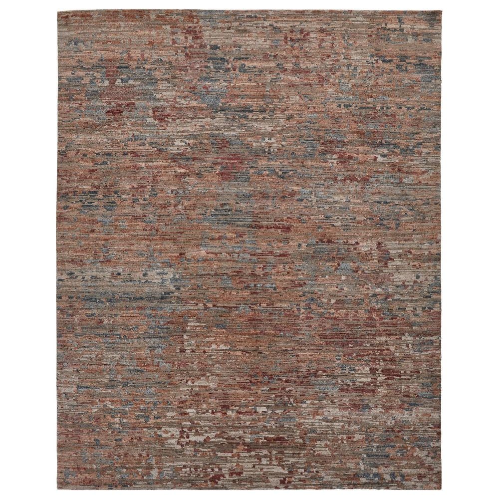 Feizy Conroe 11"6" x 15" Red and Multicolor Area Rug, , large