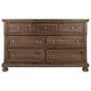 Ashley Flynnter 7 Drawer Dresser in Medium Brown, , large