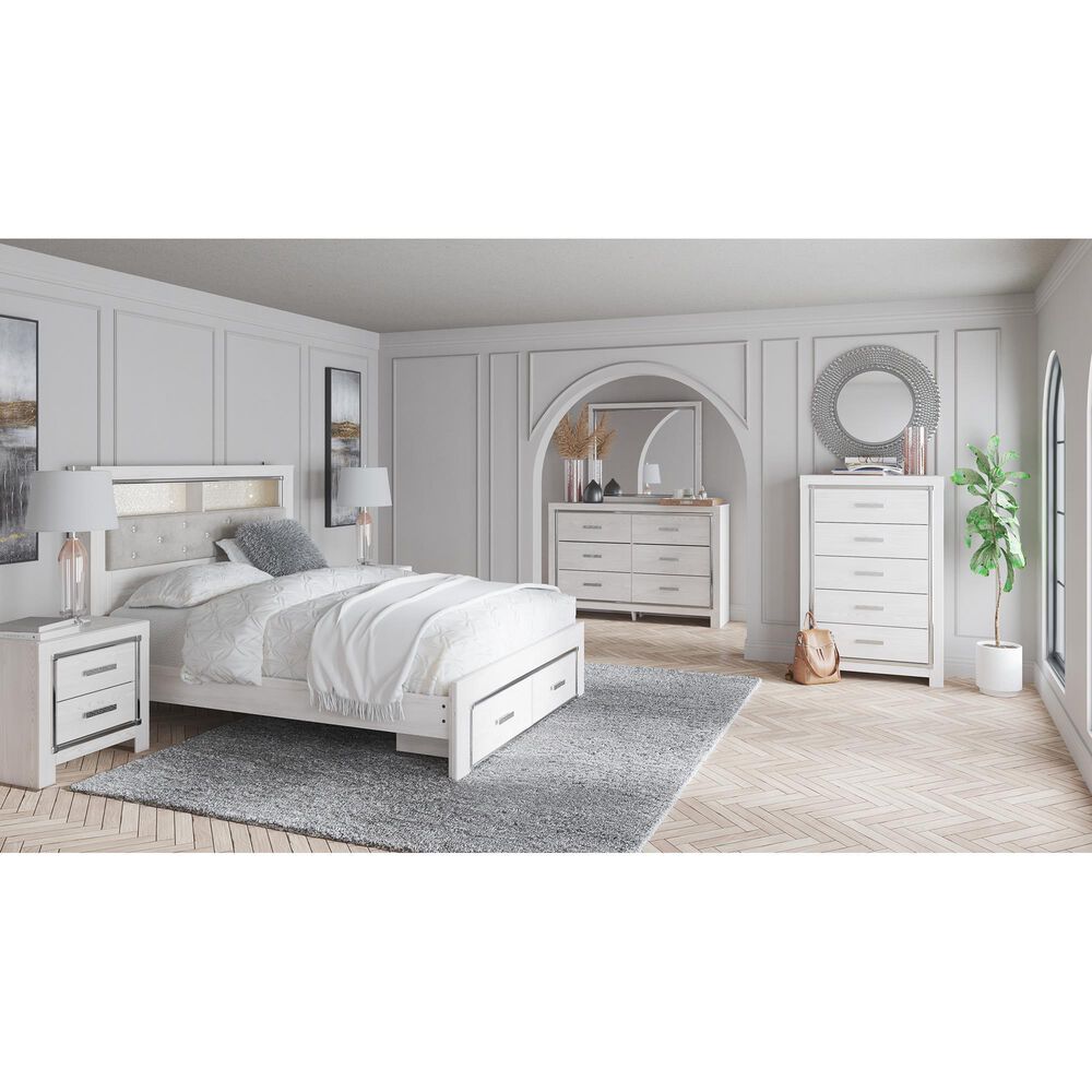 Ashley Altyra 2 Drawer Night Stand in White, , large