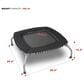 Sunny Health & Fitness 36" Premium Indoor and Outdoor Exercise Trampoline in Black, , large