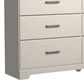 Ashley Stelsie 3-Piece Twin Panel Bed Set in White, , large