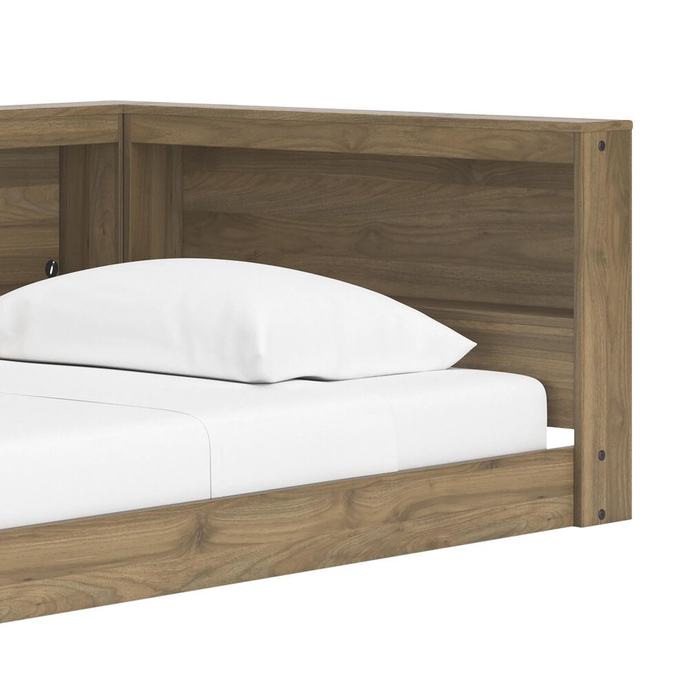 Ashley Deanlow Twin Bookcase Storage Bed in Honey, , large
