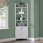 Timberlake Dover 68" Corner Storage Cabinet in White, , large
