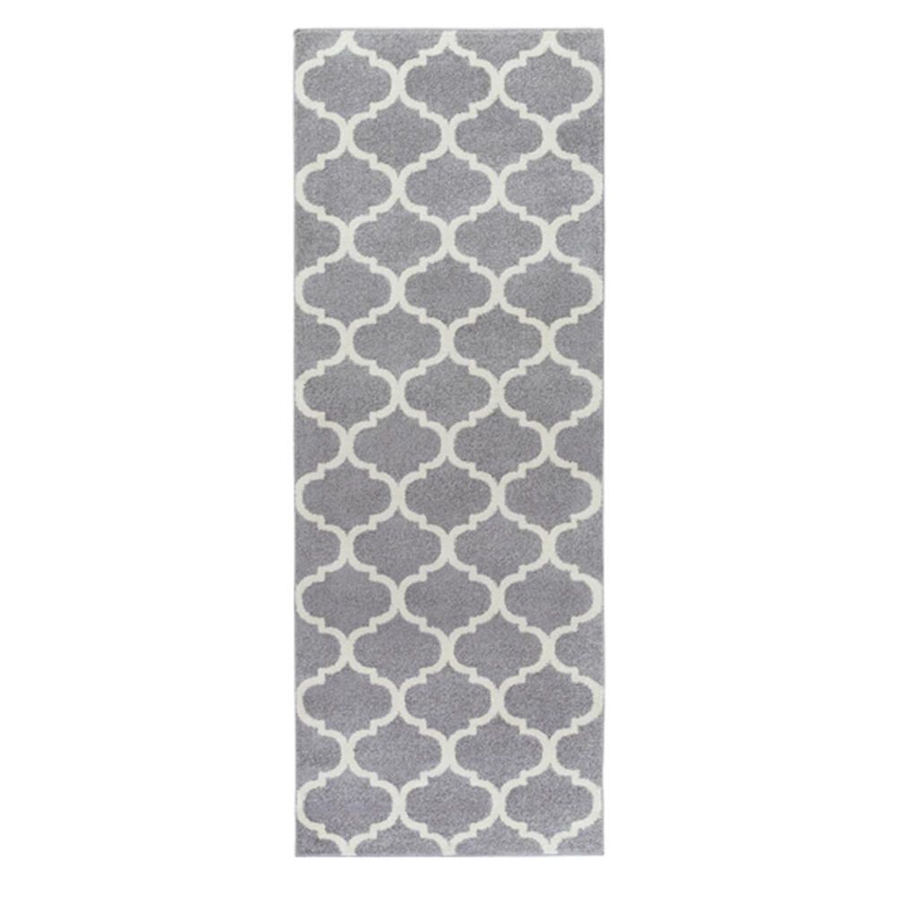Surya Horizon HRZ-1001 2'7" x 7'3" Charcoal/Ivory Runner, , large