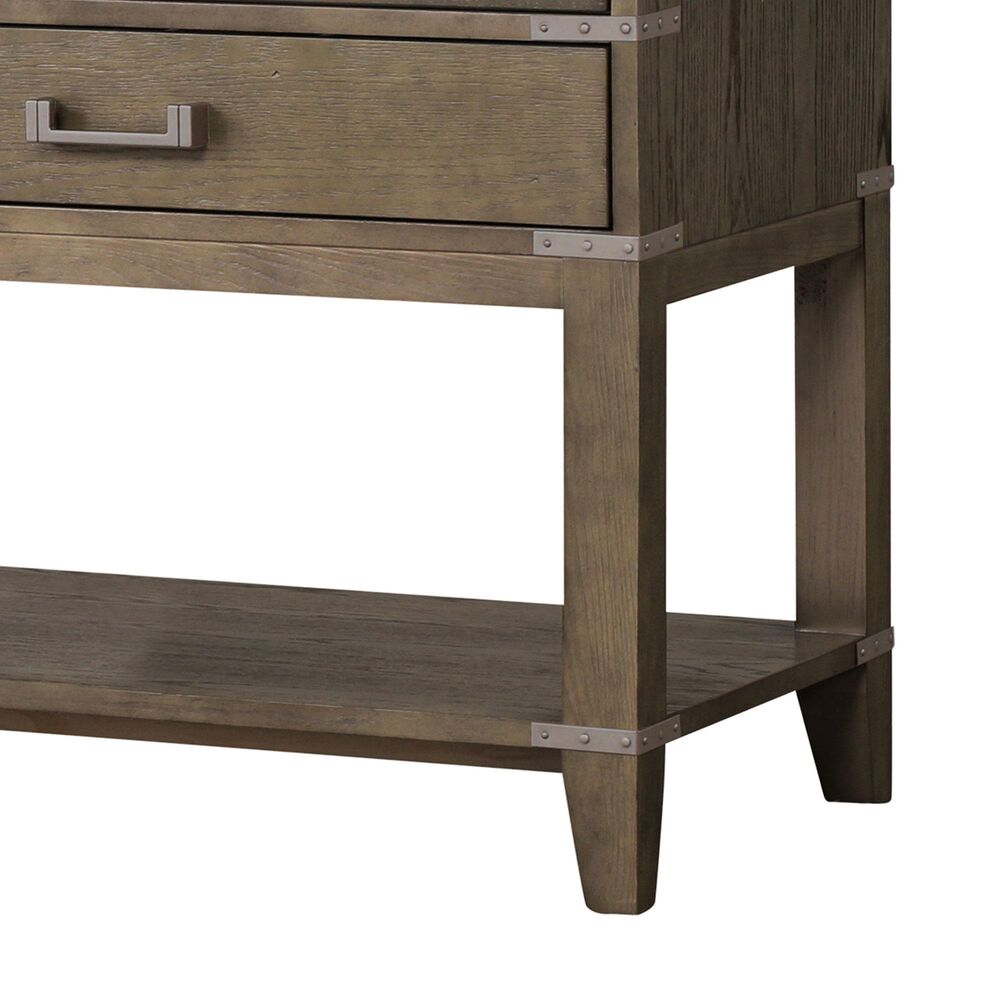Lexora Home Norwalk 84&quot; Double Bathroom Vanity in Grey Oak with White Carrara Marble Top  and Rectangle Sink, , large