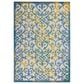 Nourison Aloha 5"3" x 7"5" Ivory and Blue Indoor/Outdoor Area Rug, , large