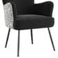Emerald Home Furnishings Amera Accent Chair in Black and White, , large