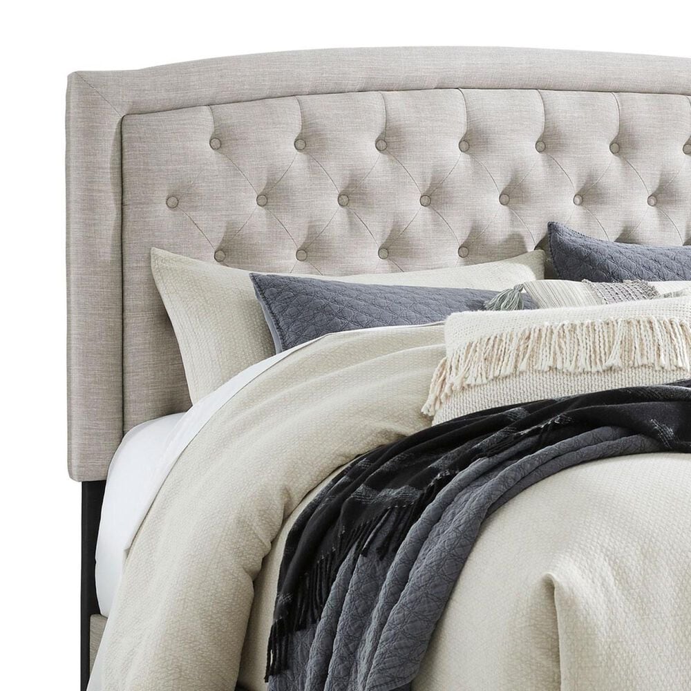 Ashley Jerary Queen Upholstered Bed in Light Gray, , large