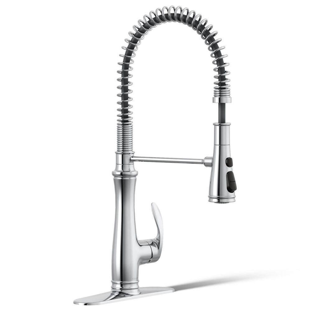 Kohler Ballera Semi-Professional Kitchen Sink Faucet in Polished Chrome, , large