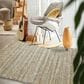 L&R Resources Natural Fiber 10" x 14" Spa Blue Area Rug, , large