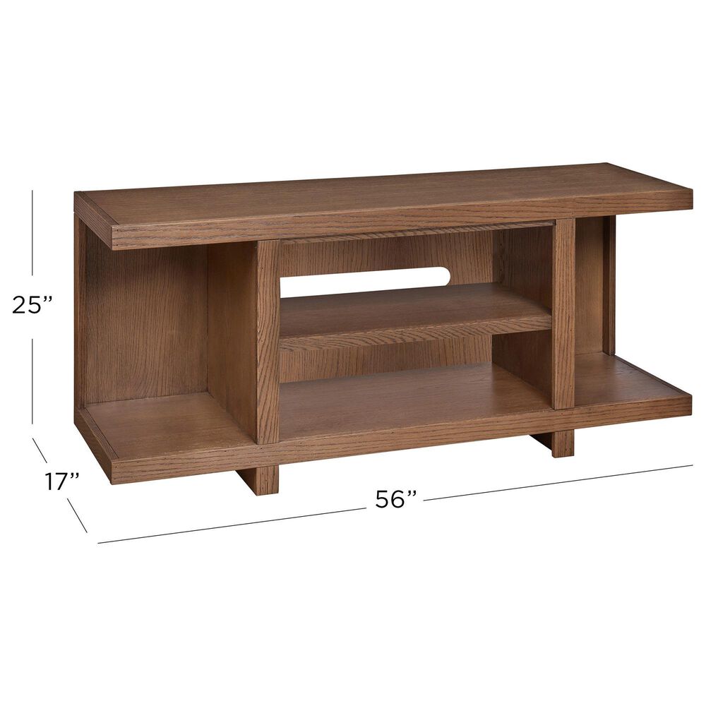 Riva Ridge Latitude 55" Open Console in Brushed Bourbon, , large