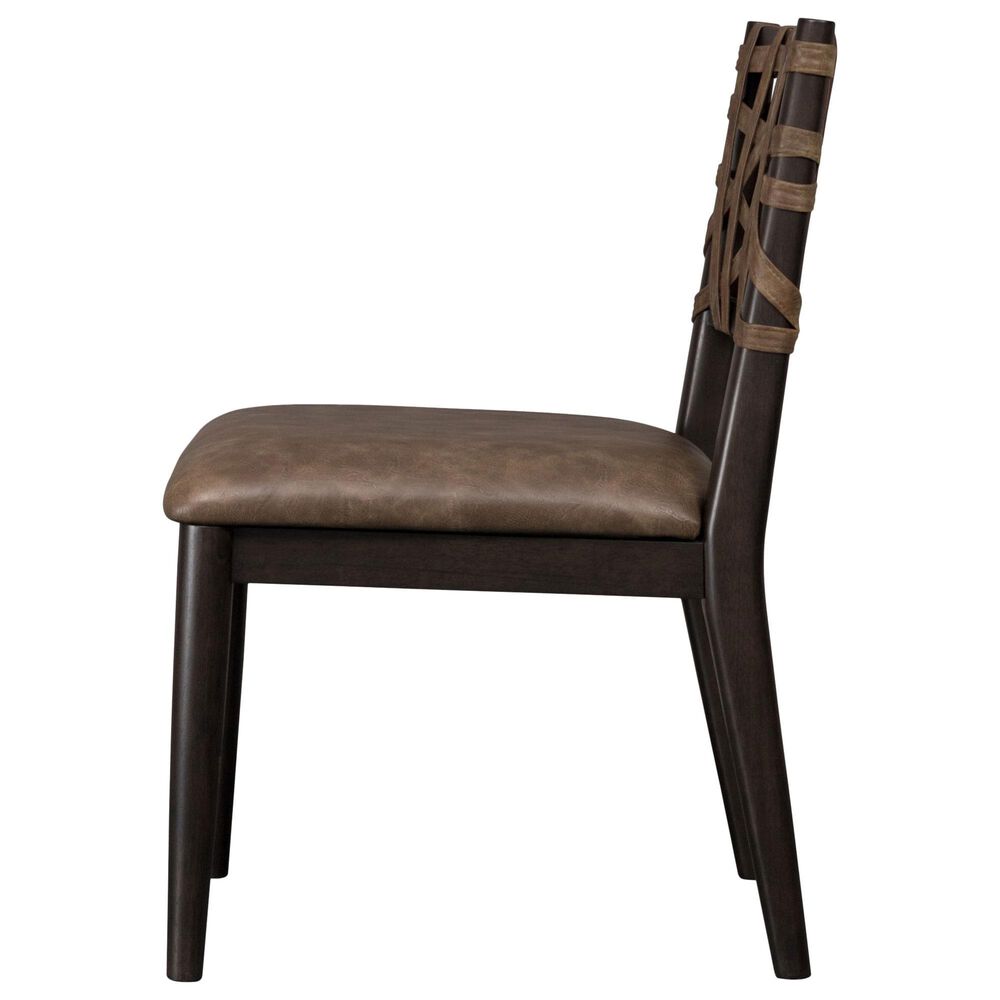 Urban Home Koko Synthetic Leather Dining Chair in Minx, , large