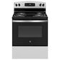 GE Appliances 30" Freestanding Electric Range with Coil Top in Stainless Steel, , large