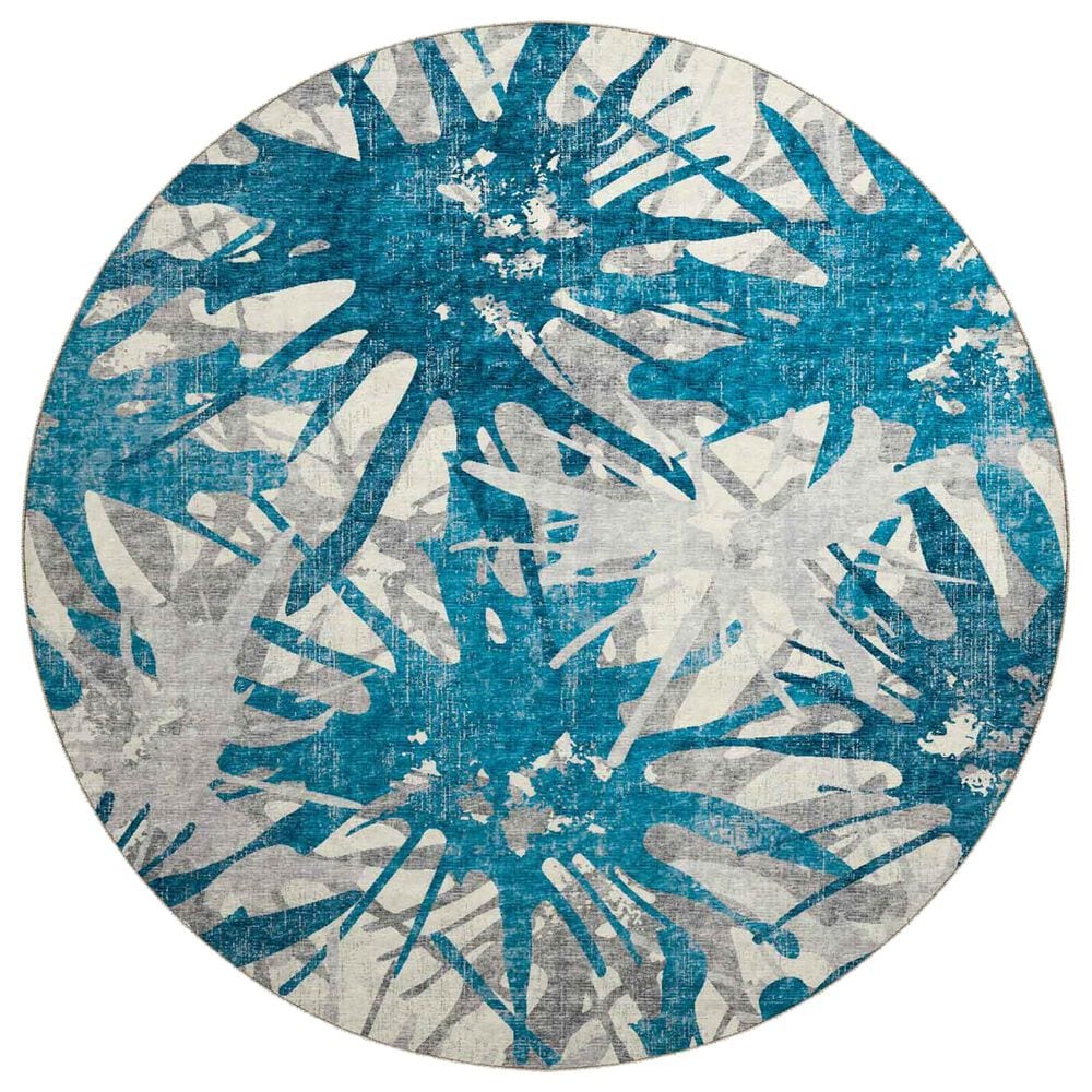 Dalyn Rug Company Brisbane 8" Round Cobalt Area Rug, , large