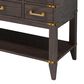 Lexora Home Norwalk 48" Single Bathroom Vanity in Brown Oak with White Cultured Marble Top and Rectangular Sink, , large