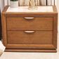 Vista Haus Portrait 2-Drawer Nightstand with LED Lights in Sienna Brown, Cream and Peach, , large